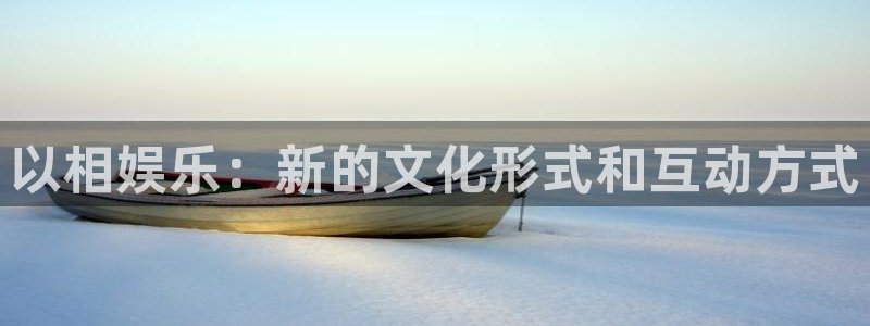 辉达集团：以相娱乐：新的文化形式和互动方式
