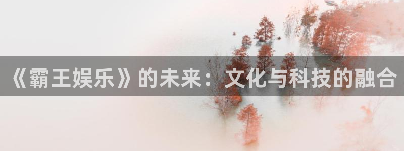 辉达注册开户：《霸王娱乐》的未来：文化与科技的融合