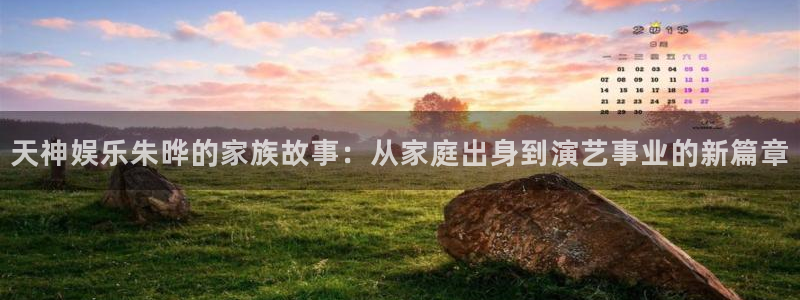 辉达娱乐pg：天神娱乐朱晔的家族故事：从家庭出身到演艺事业的新篇章